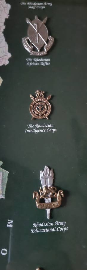BADGES OF THE RHODESIA  FORCES LIMITED EDITION